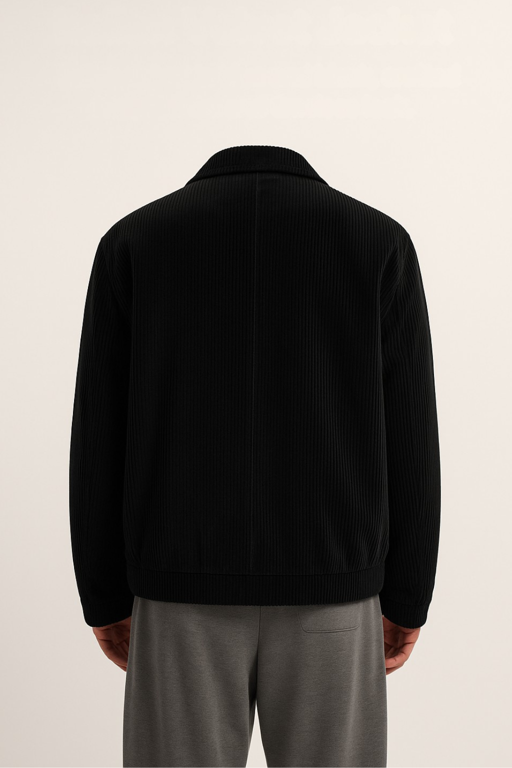 Italian Velvet Jacket in Black