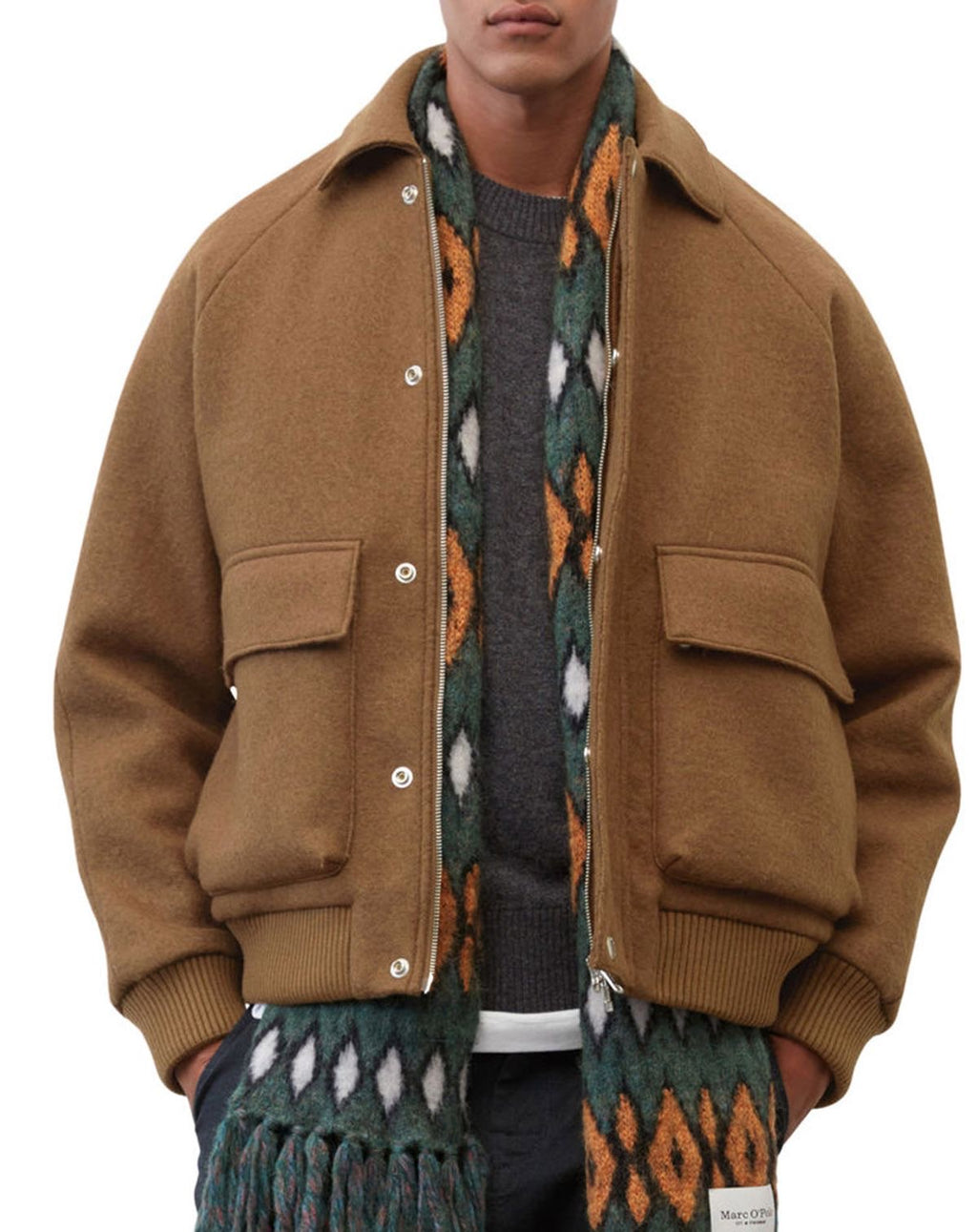 Italian Wool Jacket in Havan