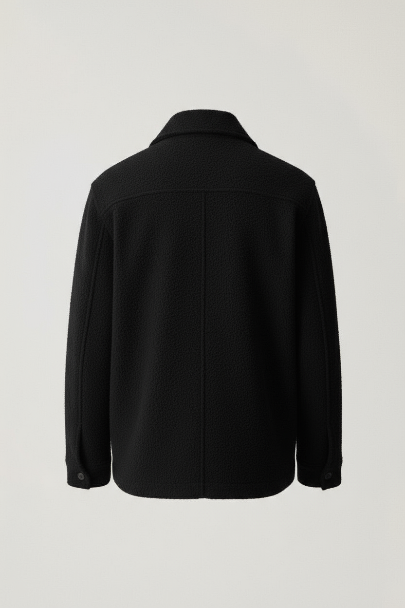 Turkish Wool Jacket in Black